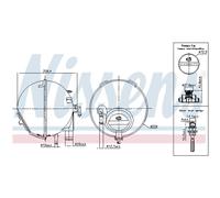 NISSENS 996186 Vase d'expansion, liquide de refroidissement