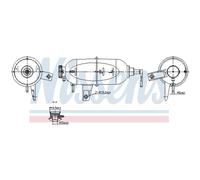 Nissens Vase d'expansion liquide de refroidissement 996331 matière plastique pour TOYOTA