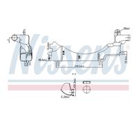 Nissens Vase d'expansion liquide de refroidissement 996334 Plastique pour HONDA STREAM (RN) 1.7 2001-