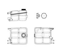 NRF 454015 Vase d'expansion, liquide de refroidissement