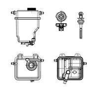 Vase d'expansion, liquide de refroidissement NRF 454036 pour X5 (E53) 4.4 2003-