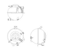 Vase d'expansion, liquide de refroidissement NRF 454082