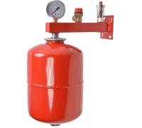 Vase d'expansion membranaire Aqbau pour système de chauffage, 24 litres, avec groupe de sécurité