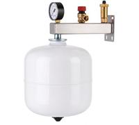 Vase d'expansion membranaire pour eau potable, 12 litres, avec groupe de sécurité