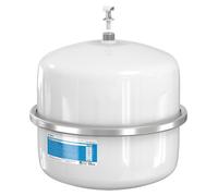 Vase d'expansion pour système d'eau potable, 25 litres, 4/10 bars, de couleur blanche