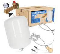 Vase d'Expansion Sanitaire (18L | Groupe de mesure de sécurité 6 Bar, bande de montage, raccord rapide 3/4)