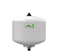 vase d'expansion sous pression à membrane Reflex 7307700 refix 8 DD, 8 litres, eau de process, avec pièce en T