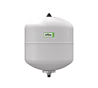 vase d'expansion sous pression à membrane Reflex 7380800 refix 33 DD, 33 litres, eau de process, avec pièce en T