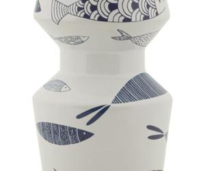 VASE DOUBLE POISSON EN CÉRAMIQUE