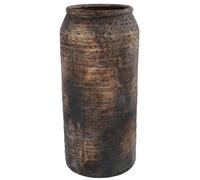 Vase droit Décoration brune Céramique moderne Intérieur 66cm