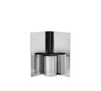 Vase Eddy de en Poli Miroir