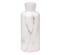 Vase effet marbre ""Sao"" céramique noir & blanc H30cm - Atmosphera Créateur d'intérieur