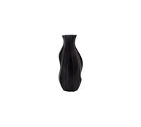 Vase en aluminium finition laiton bruni noir, à poser, asymétrique - House Doctor, Buddy - H35 cm