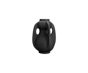 Vase en aluminum noir 38 cm Thiago