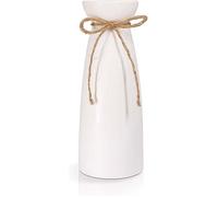 Vase en Céramique, Grand Vase à Fleurs Blanc, Décoration Vase de Table Moderne, Vase Décoratif de Haute Qualité, pour Maison,
