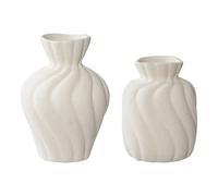 Vase en céramique House Nordic (x2) Blanc 8,8x11,8 cm/10,5x14,5 cm