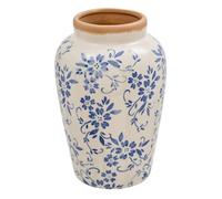 Vase en céramique Japo H.23,5cm bleu - Atmosphera Créateur d'intérieur