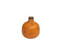 Vase en céramique jaune, à poser, rond - Chehoma, Houlle - Ø10x9 cm