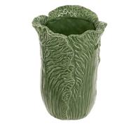 Vase Déco en Dolomite Lisière 20cm Vert
