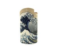 Vase en céramique silhouette Hokusai - La Grande Vague BLEU G