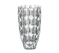 Vase en cristal Bohême Ligne Diamond, 33 cm de hauteur, transparent