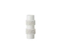 Vase en grès blanc, à poser, artisanal, style moderne - Bloomingville, Berrit - H21 cm