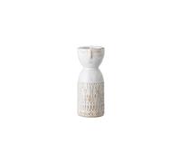 Vase en grès blanc, à poser, design simple, motif visage, style antique - Bloomingville, Aignan - H15 cm