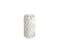 Vase en grès blanc, rond, à poser - House Doctor, Dot - Ø15x30 cm