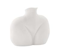 Venture Home – Vase en grès Harvey – Corps féminin – 17 cm – Blanc cassé