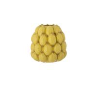 Vase en grès jaune, à poser, motif citrons, peint à la main - Bloomingville, Limone - H22 cm