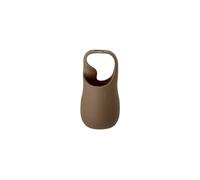 Vase en grès marron, à anse, à poser - Bloomingville, Nicita - Ø15x28 cm