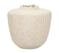 Vase en magnésium couleur crème à¿ 35x32,5 cm