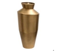 Vase en métal Barrel H.40cm doré - Atmosphera Créateur d'intérieur