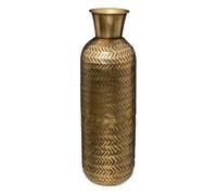 Vase en métal martelé NIGHT - H. 45 cm - Or