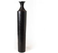 Amadeus Vase haut en métal - Noir
