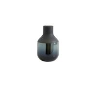 Vase en métal noir, à poser, finition mate et brillante - Nordal, GERY - 16x16x26 cm