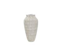 Mauro Ferretti – Vase en résine Stiky 22 x 44 cm Doré et Blanc