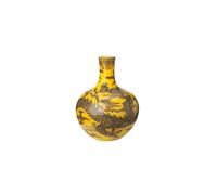 Vase en porcelaine jaune h44cm Dragon ball