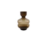 Vase en verre ambré, à poser, bulles d'air - House Doctor, Organi - 24x24x35 cm