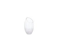 Vase en verre - H. 23 cm - Effet craquelé