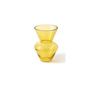 Vase en verre jaune Fat Neck