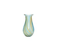 Vase en verre multicolore, à poser, artisanal, rond - Hübsch, Kaleido - Ø15x30 cm