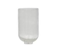 Vase en verre OYOY Living Design Kuki Blanc 14x14x24 cm