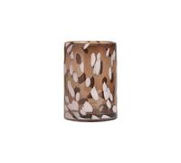 Vase en verre OYOY Living Design Ouragan Jali Marron 13x13x19 cm