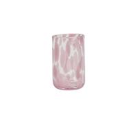 Vase en verre potelé et puissant OYOY Living Design Rose 6,8x6,8x11 cm