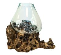 Vase en Verre Soufflé - Artisanat - Taille XL - Racine de Gamal - Verre Recy esign Contemporain