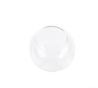 Vase en Verre Sphérique pour Fleurs Séchées et Herbe de la Pampa - Boule Décorative Transparente Ouverte 8cm à 15cm(D)