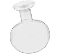 Vase en Verre Transparent, Petit Modèle Simple et Moderne Maison | Surface Lisse, Format Compact, Placement Facile, pour Orchidées, Bureau et Décoration Extérieure