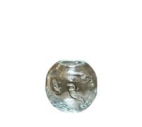 Vase en Verre Transparent Vintage Louise Roe SR