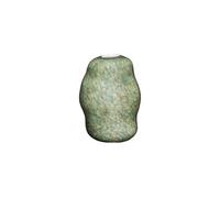 Vase en verre vert, à poser, sculptural, aspect artisanal - Hübsch, Miro - Ø20xH29 cm